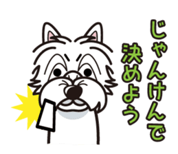 iinu - West Highland White Terrier sticker #7048079