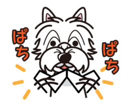 iinu - West Highland White Terrier sticker #7048081