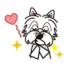 iinu - West Highland White Terrier sticker #7048083