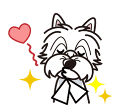 iinu - West Highland White Terrier sticker #7048083