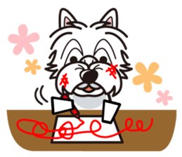 iinu - West Highland White Terrier sticker #7048084