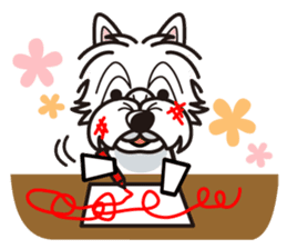 iinu - West Highland White Terrier sticker #7048084