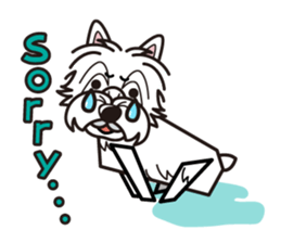 iinu - West Highland White Terrier sticker #7048087