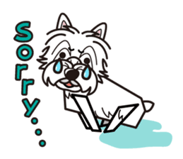 iinu - West Highland White Terrier sticker #7048087
