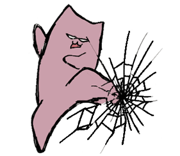 Meow I am Not a Cat 3 sticker #7048262