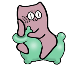 Meow I am Not a Cat 3 sticker #7048263