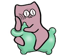 Meow I am Not a Cat 3 sticker #7048263