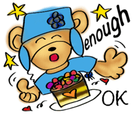 Rossy lady bear III sticker #7049009