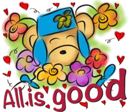 Rossy lady bear III sticker #7049018