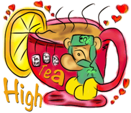 Rossy lady bear III sticker #7049020