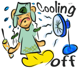 Rossy lady bear III sticker #7049024