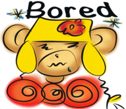 Rossy lady bear III sticker #7049033