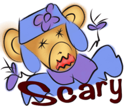 Rossy lady bear III sticker #7049034