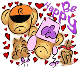 Rossy lady bear III sticker #7049037