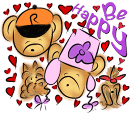 Rossy lady bear III sticker #7049037