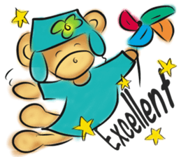 Rossy lady bear III sticker #7049042