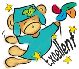 Rossy lady bear III sticker #7049042