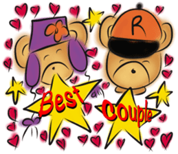 Rossy lady bear III sticker #7049045