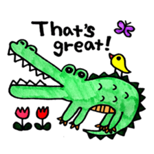 Colorful sticker of animals and insects. sticker #7049457