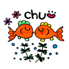 Colorful sticker of animals and insects. sticker #7049460