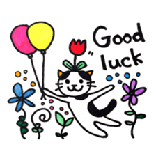 Colorful sticker of animals and insects. sticker #7049463