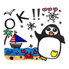 Colorful sticker of animals and insects. sticker #7049471