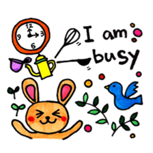 Colorful sticker of animals and insects. sticker #7049472