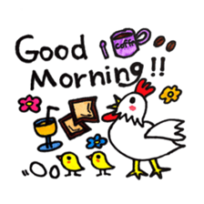 Colorful sticker of animals and insects. sticker #7049480