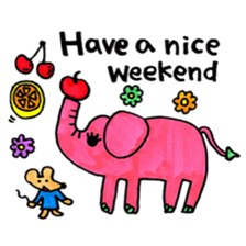 Colorful sticker of animals and insects. sticker #7049486