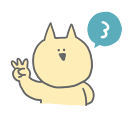 3 choice question sticker #7049650