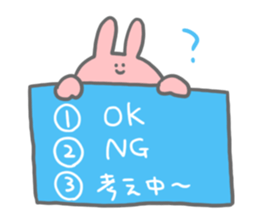 3 choice question sticker #7049663