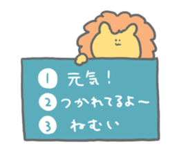 3 choice question sticker #7049672