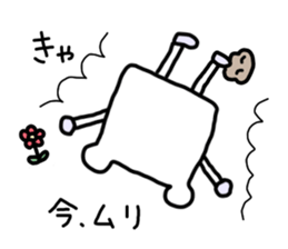 Square fictional man sticker #7049811