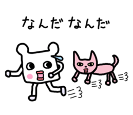 Square fictional man sticker #7049818