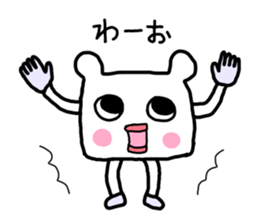 Square fictional man sticker #7049834