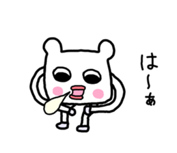 Square fictional man sticker #7049835