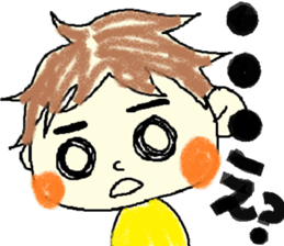 Daily life of Tsuruta family sticker #7050007