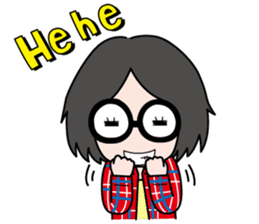 Bilingirl Chika & Friends sticker #7050050