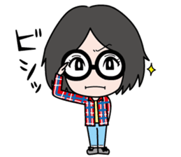 Bilingirl Chika & Friends sticker #7050062