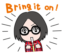 Bilingirl Chika & Friends sticker #7050066