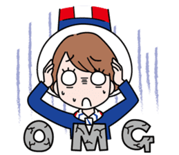 Bilingirl Chika & Friends sticker #7050068