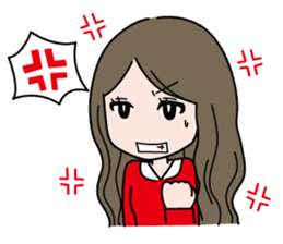 Bilingirl Chika & Friends sticker #7050073