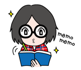 Bilingirl Chika & Friends sticker #7050074