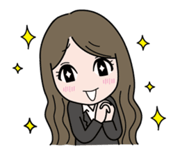 Bilingirl Chika & Friends sticker #7050077