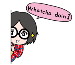 Bilingirl Chika & Friends sticker #7050078