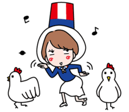 Bilingirl Chika & Friends sticker #7050084