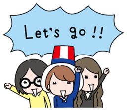 Bilingirl Chika & Friends sticker #7050085