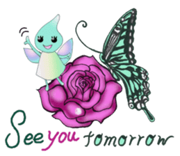 Fairy butterfly sticker #7050090
