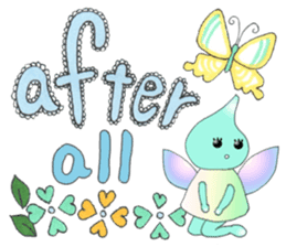 Fairy butterfly sticker #7050102