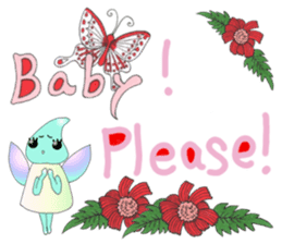 Fairy butterfly sticker #7050104